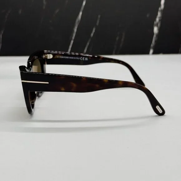 NEW TOM FORD ATHENA TF1190 52H POLARIZED HAVANA WOMEN  display picture 3